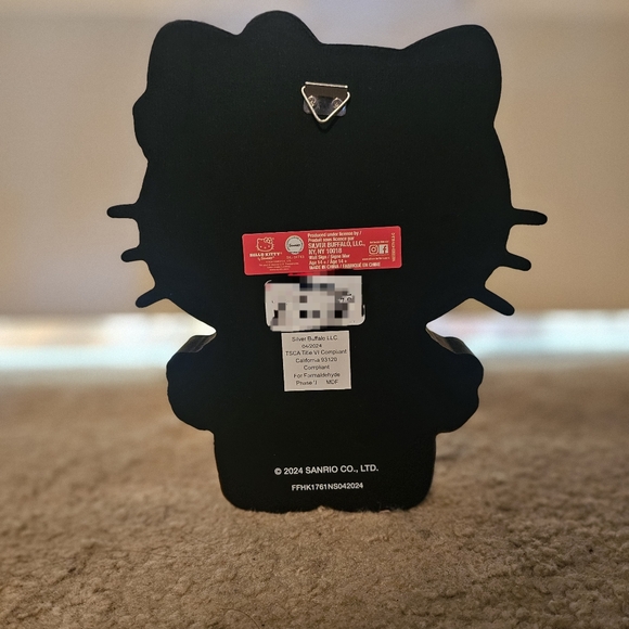 Hello Kitty Skeleton Wall Hanging Halloween Sign hello kitty wood art - Picture 2 of 2